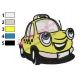 Taxi Car Embroidery Design
